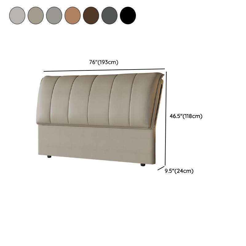 Trendy Panel Headboard in Natural Wood with No Distressing, Rectangle Shape for Queen/Full Bed, Featuring Sponge Upholstery and Standard Height - image 13