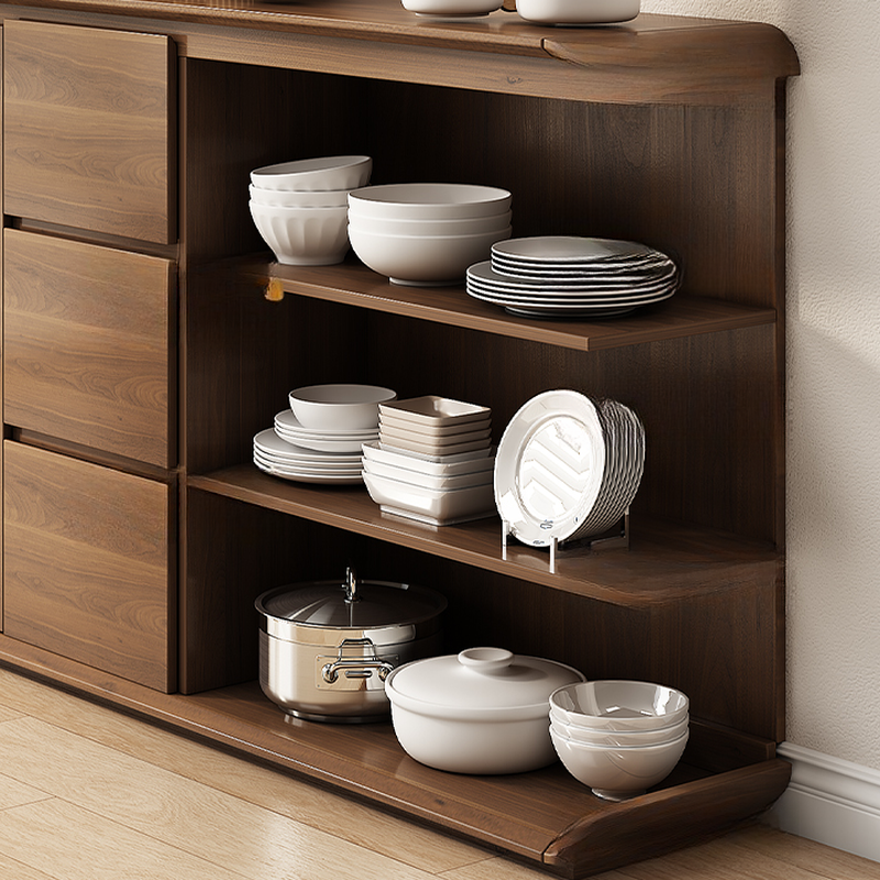 3 Drawers & 2 Doors/3 Doors/1 Door & Two Internal Shelves/Four Internal Shelves Simple Narrow/Standard Flooring Sideboard with Compartment - image 6