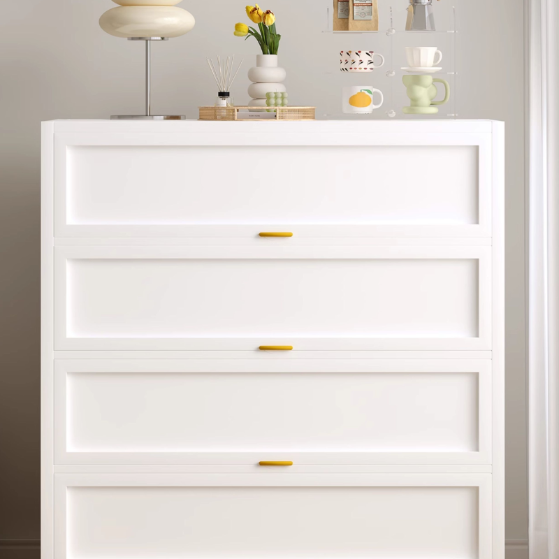 Casual Iron Desk Combo Dresser with Multiple Cabinets and Interior Shelves Options - image 9