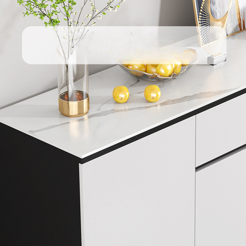Versatile Sideboard with 2/3 Drawers, Closet Cabinet, Standard/Narrow/Wide Sizes, 3/Two Internal Shelves, Drawer Storage, Manufactured Wood/Stone Countertop, and 4/2/3 Doors - image 4