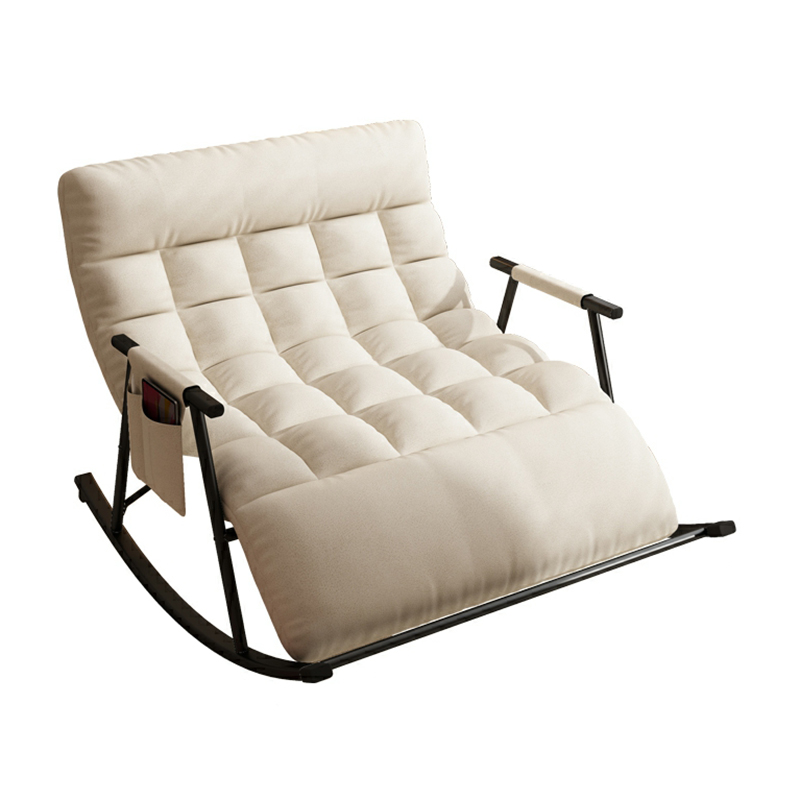 Stylish and Modern Upholstered Rocking Chair for Home Decor - Comfortable Seating with Track Arms - image 11