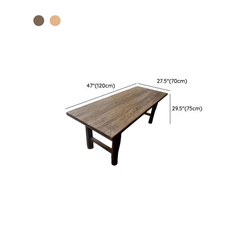 Classic Cocoa Rectangular Timber Dining Table, Standard Height, Fixed Mechanism, Seats 8/4/6 - image 9