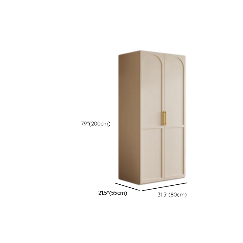 Simplistic White Detached Almirah with 3 Drawers, Interior Shelves, and Hinged Door - image 9