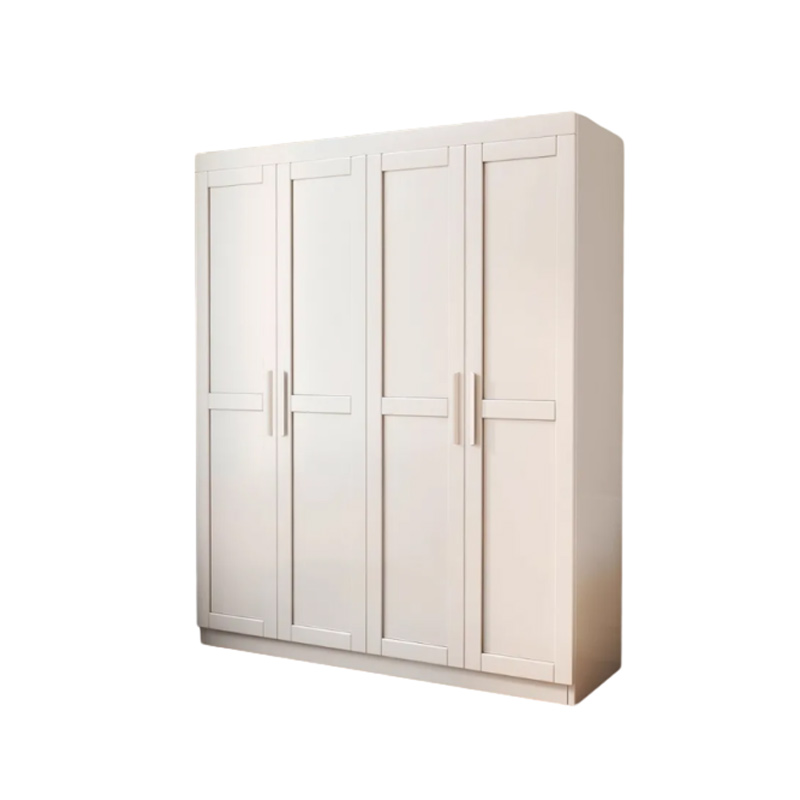 Contemporary Freestanding Wooden Wardrobe Closet with Interior Shelves&Hanging Rod&Soft Close Door - image 3