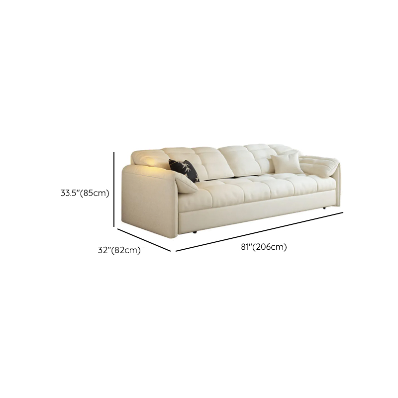 L-Shape/Straight White Sofa/Sofa Recliner with Under-seat Storage and Left/Horizontal Orientation - image 7