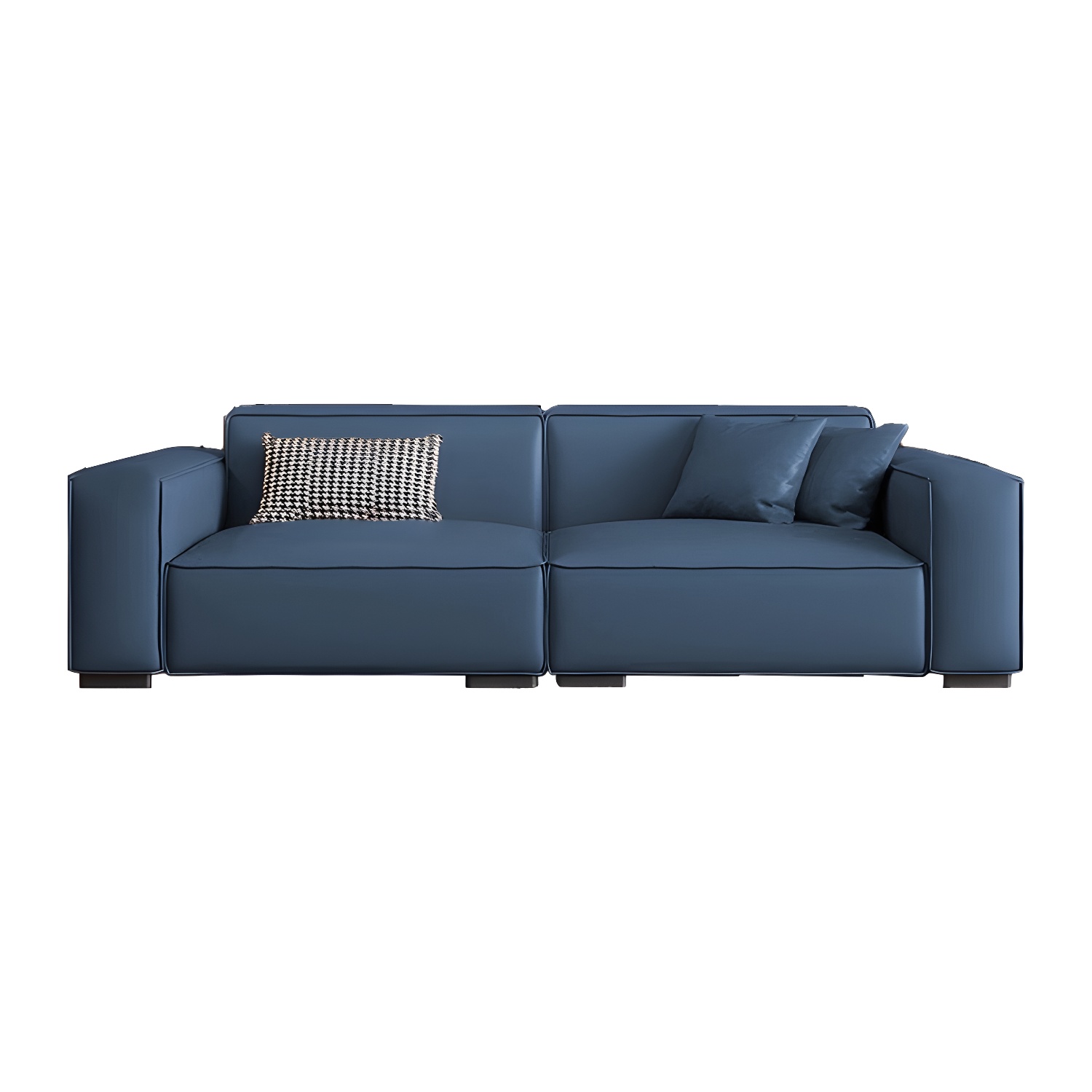Extra Long Modern Wood Sofa with Stain Resistant Fabric and Seat for 5 People - image 23