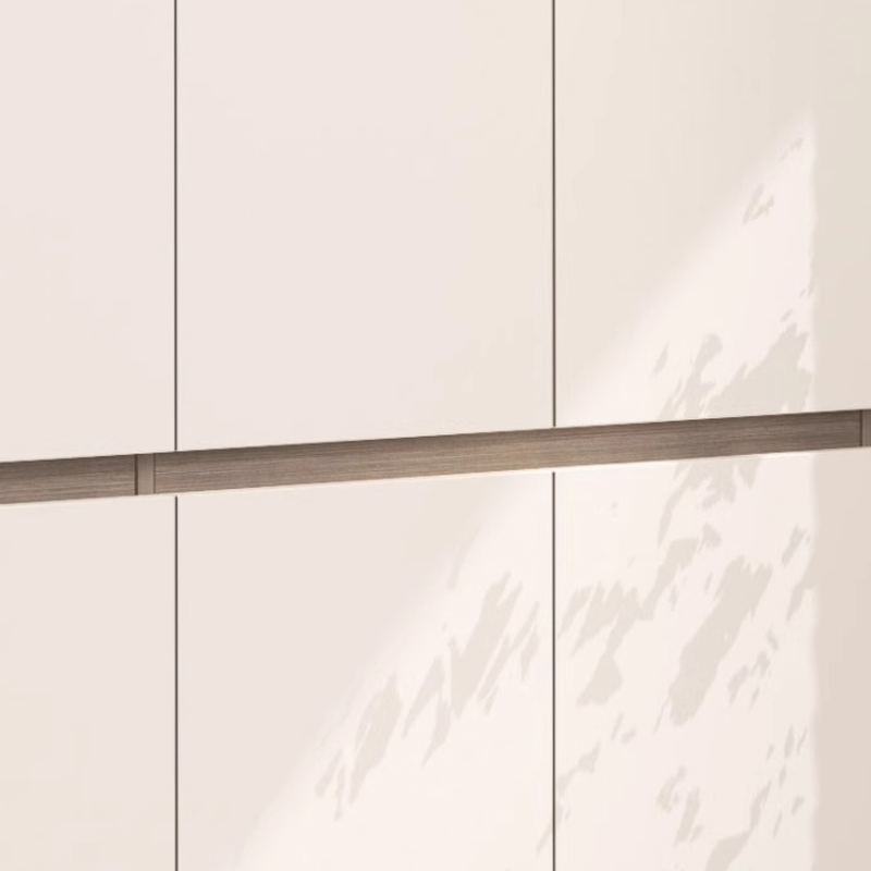 White Modish Manufactured Wood Independent Armoire Cabinet with Soft Close Drawer, Soft Close Door, and Interior Shelves - image 4