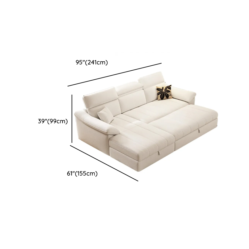 Straight 7 Person Sofa Recliner with Under-seat-storage in Horizontal Orientation - image 7