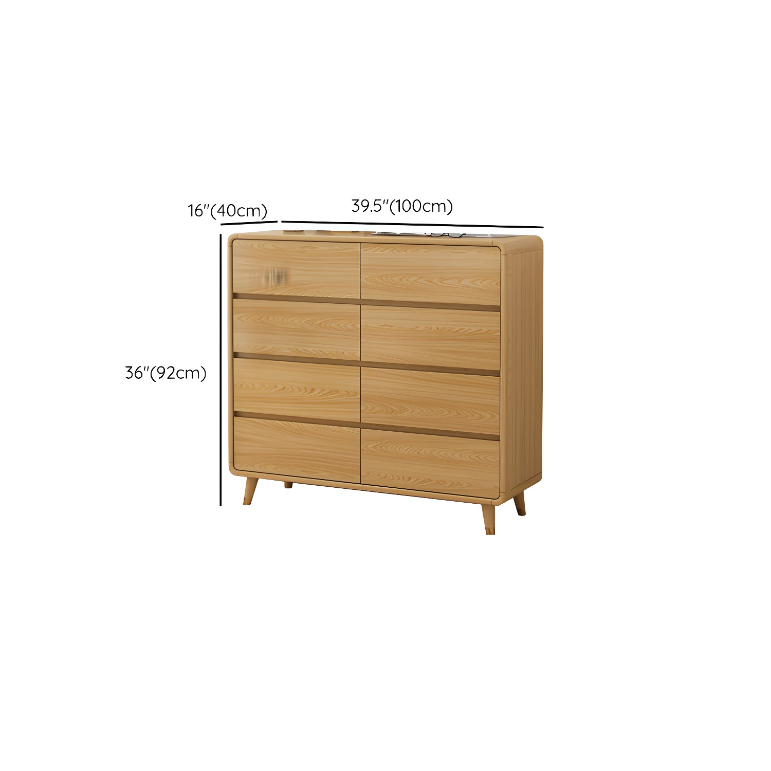 Traditional Wood Dressers with Drawers and Soft Close Glides - image 23