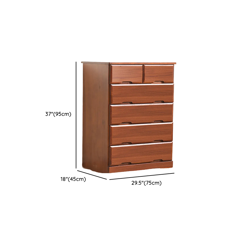 Sepia Minimalist Raw Wood Lingerie Chest/Dresser Vanity Combo with Multiple Drawers in Vertical/Horizontal Orientation - image 19