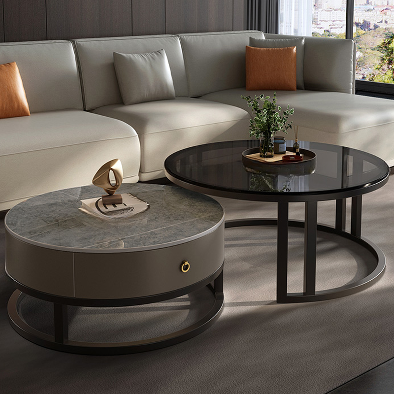 Nested Frame-Based Rounded Accent Table