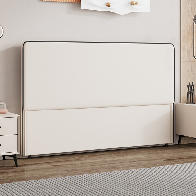Modish Style Panel Headboard with No Distressing in Timber, Rectangle Shape for King/Queen/Full Bed, Featuring Sponge Upholstery Fill and Standard Height - image 5