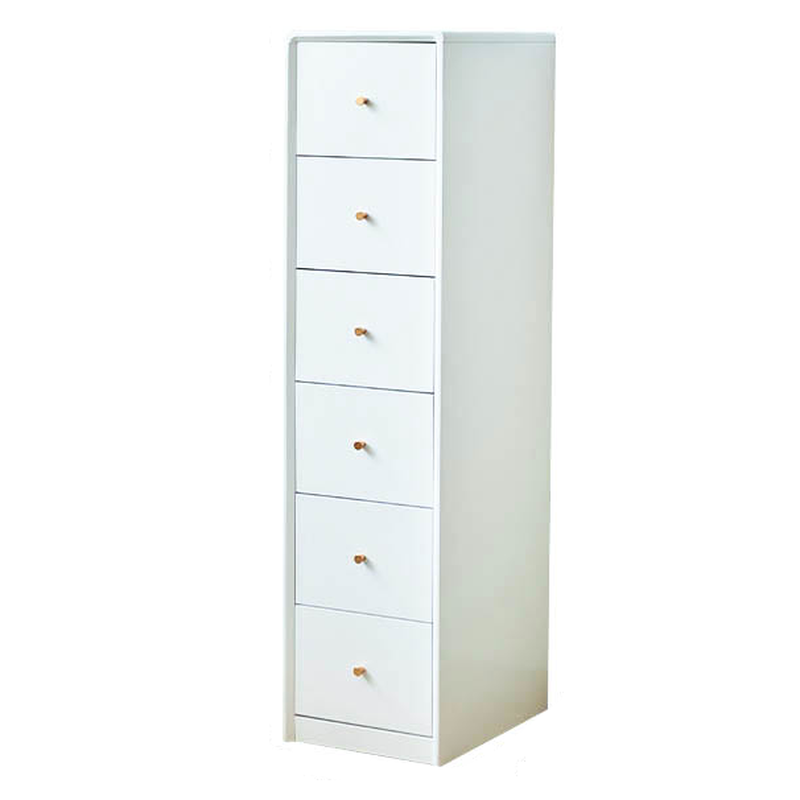Minimalist Natural Wood Bachelor Chest with 6 Drawers, Vertical Orientation - image 17
