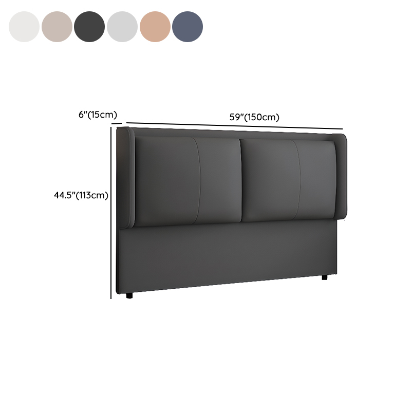 Simplistic Panel Headboard in Pine Wood with No Distressing, Rectangular Shape for King/Full/Queen Bed, Featuring Sponge Upholstery Fill and Standard Height - image 13