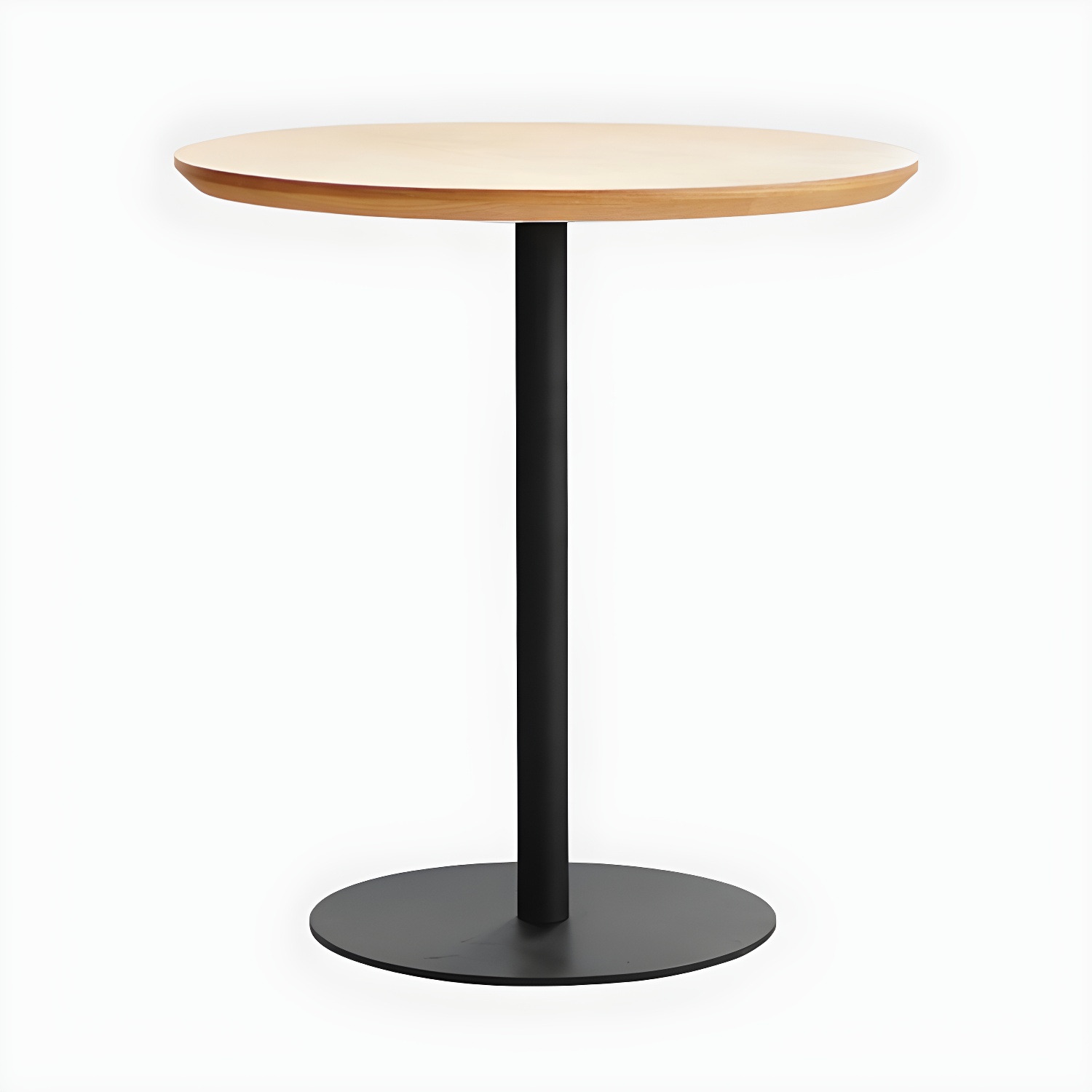 Round Tulip Base Casual Dining Table Four-Color Fixed Table with Solid Wood - image 4