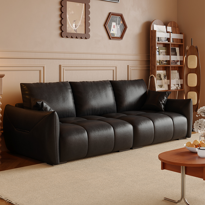 Modern Solid Color Scratch-defiant Standard Sofa in Light Gray/Emerald Green/Auburn, 3-seater with 2 Pillows