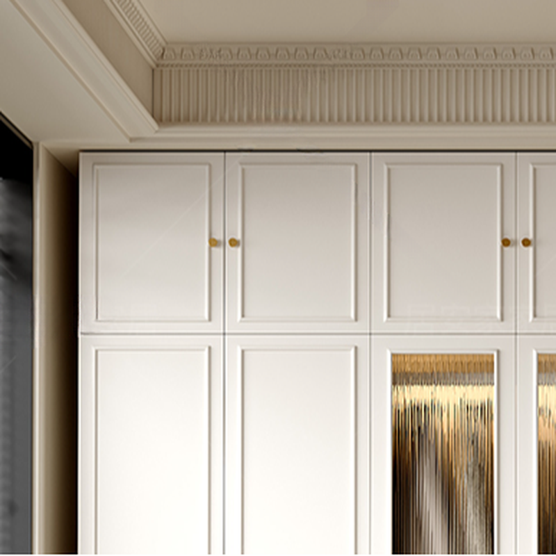 Modern Manufactured Wood Standalone Almirah with Soft Close Drawer, Soft Close Door, Interior Shelves, and Hanging Rod - image 4