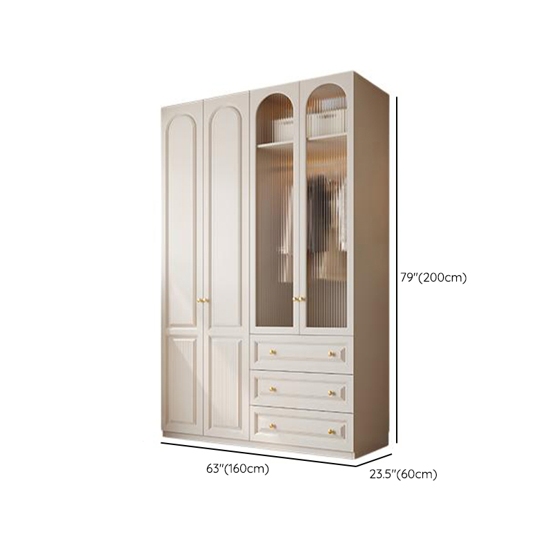 Minimalist Manufactured Wood Independent Almirah with Soft Close Drawer, Interior Shelves, and Clothing Rod - image 27