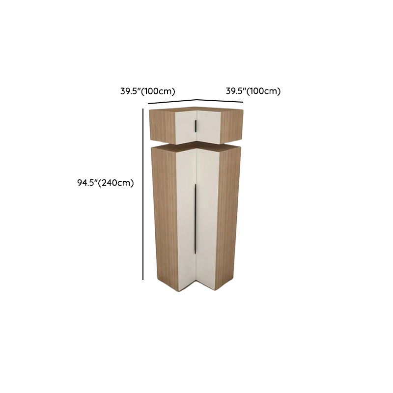 Wood Grain Independent Cabinet Armoire Nook - image 15