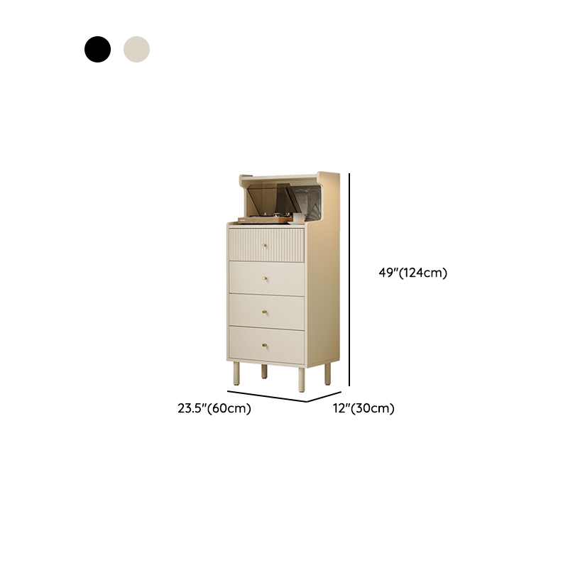 Casual Composite Wood Bachelor Chest/Console Dresser with Shelves, 4 Drawers/8 Drawers, Vertical/Horizontal Orientation - image 24