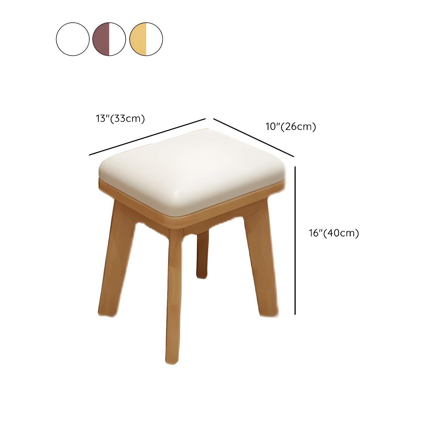 Modern Wood Makeup Vanity with Drawers, Mirror & Upholstered Chair - image 19