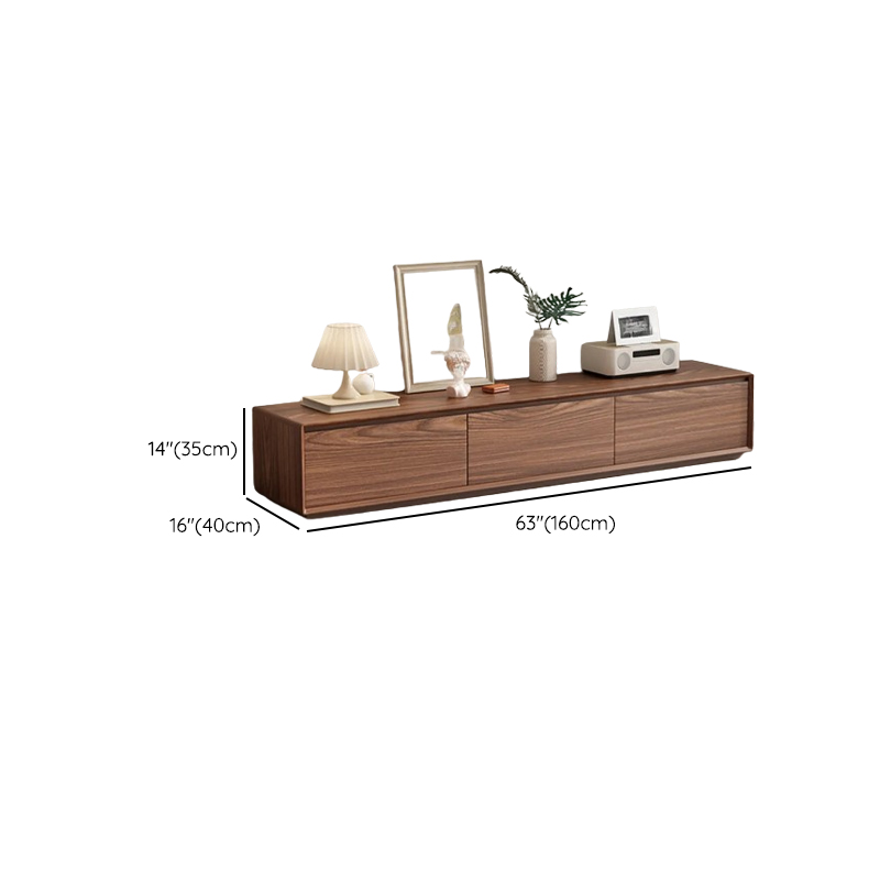 Antique Rectangle Natural Wood TV Stand for Parlor, Sand Door Included/Not Included - image 13