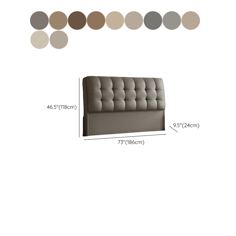 Simplistic Style Panel Headboard with No Distressing, Piled Tufted Rectangular Design for Queen/Full/Twin XL Bed, Featuring Sponge Upholstery and Standard Height - image 17