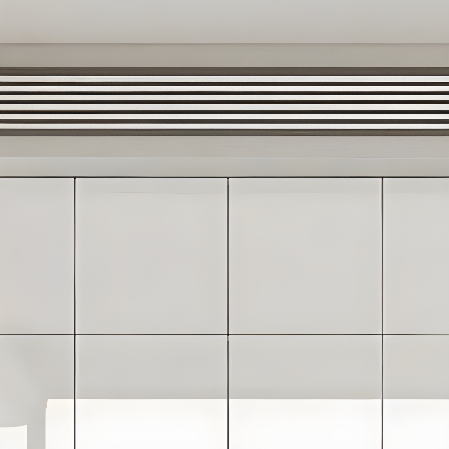 Modern white wood wardrobe armoire with hinged doors, clothing rod & shelves - image 4