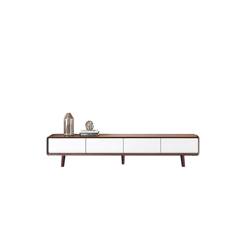 Art Deco Timber Rectangular TV Stand for Drawing Room with 4 Drawers for Home - image 7