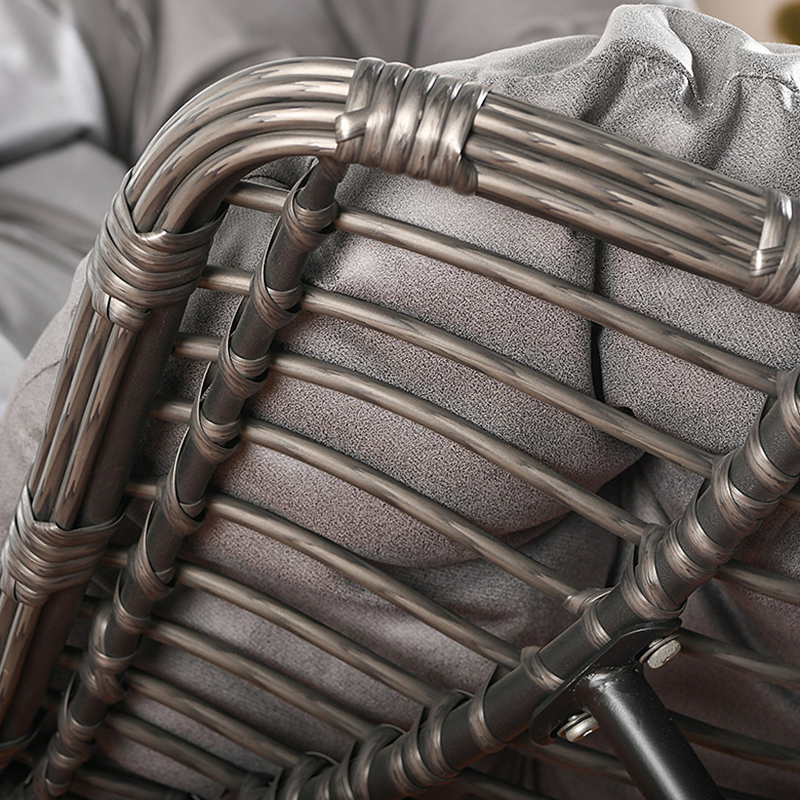Ergonomic and Stationary Cotton Nursery Recliner with Back - image 15