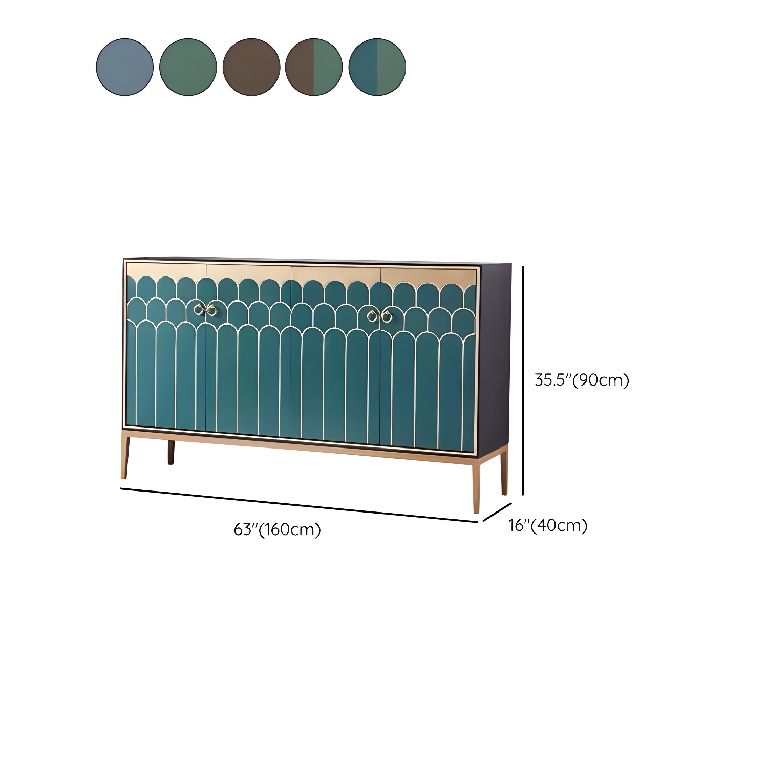 Modern Storage Chest Manufactured Wood Dresser , 12.48/15.6 Inch Width - image 24