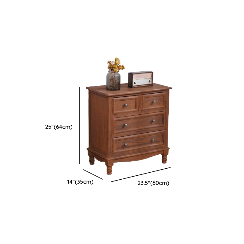 Traditional Wood Server in Espresso with 3 Drawers/4 Drawers/6 Drawers, Cabinet & One Internal Shelf/2 Shelves Included/Not Included - image 14