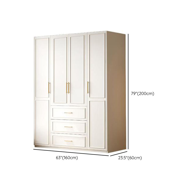 Modern Manufactured Wood Standalone Almirah with Soft Close Drawer, Soft Close Door, Interior Shelves, and Hanging Rod - image 10
