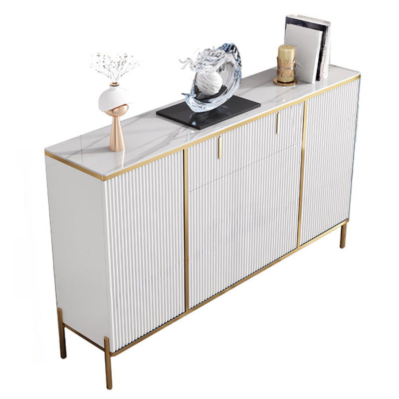 Ground Independent Sideboard for Parlor with Appliance Storage and Worktop in a Modern Style - image 13