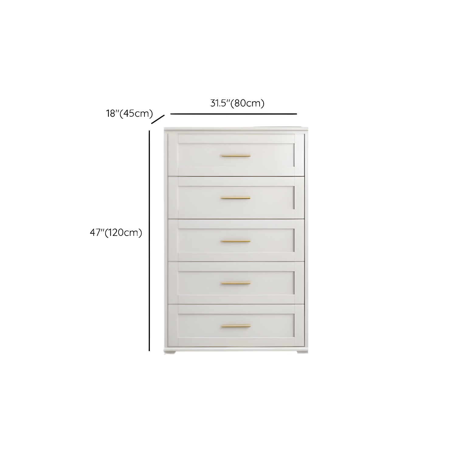 Classic Glam Storage Chest Solid Wood Storage Chest Dresser , 17.55 Inch Width - image 11
