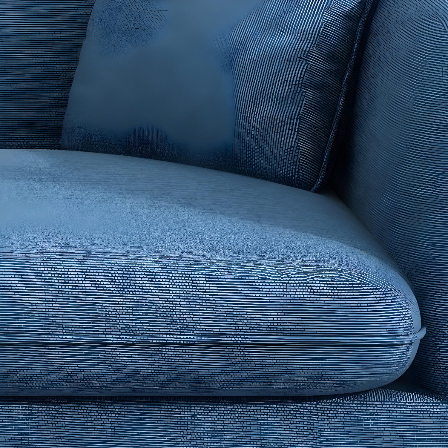 Modern Linen Tuxedo Arm Standard Sofa with Bolster Pillows for Living Room - image 18