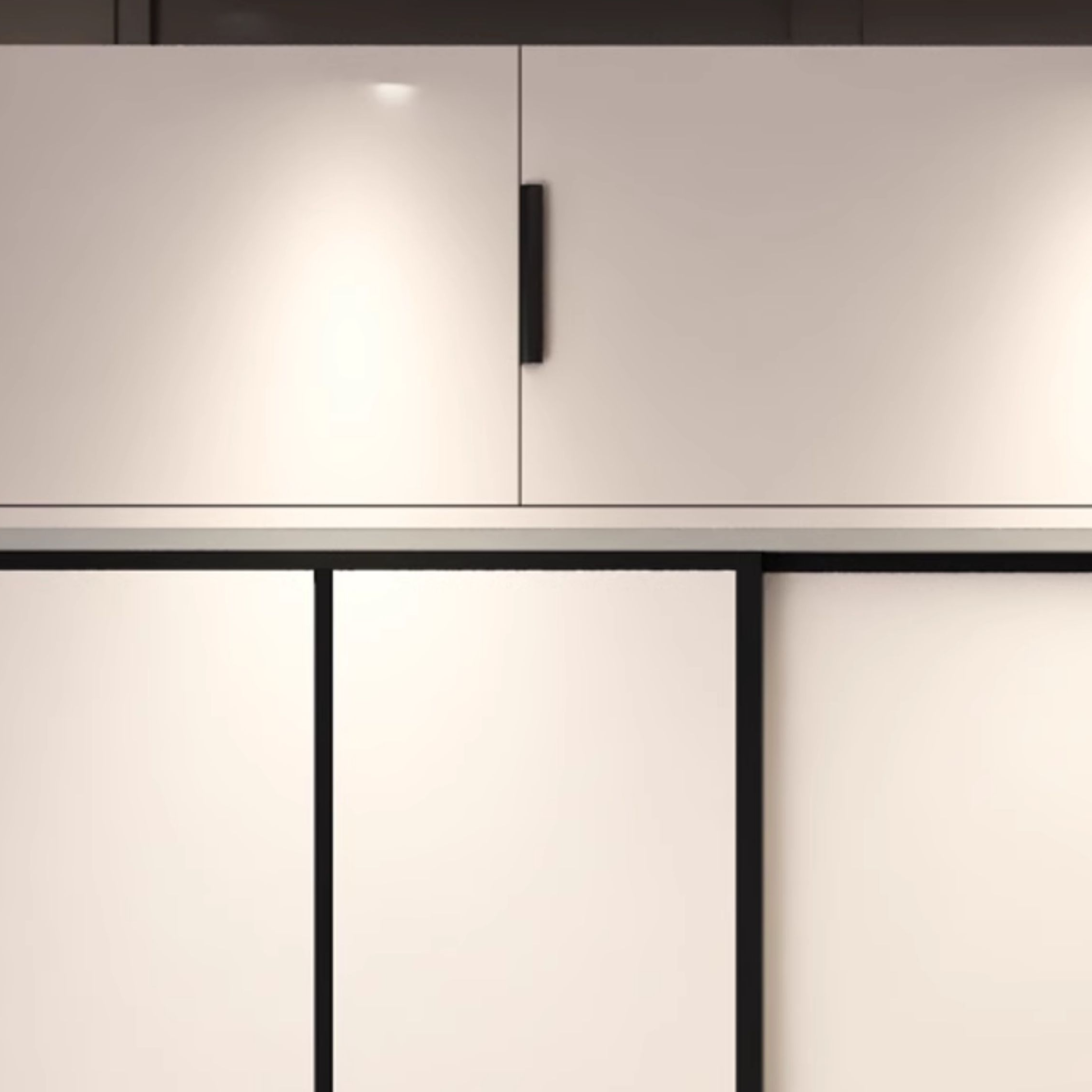 Minimalist Manufactured Wood Independent Wardrobe Closet with Soft Close Door, Interior Shelves, and Clothing Rod - image 4