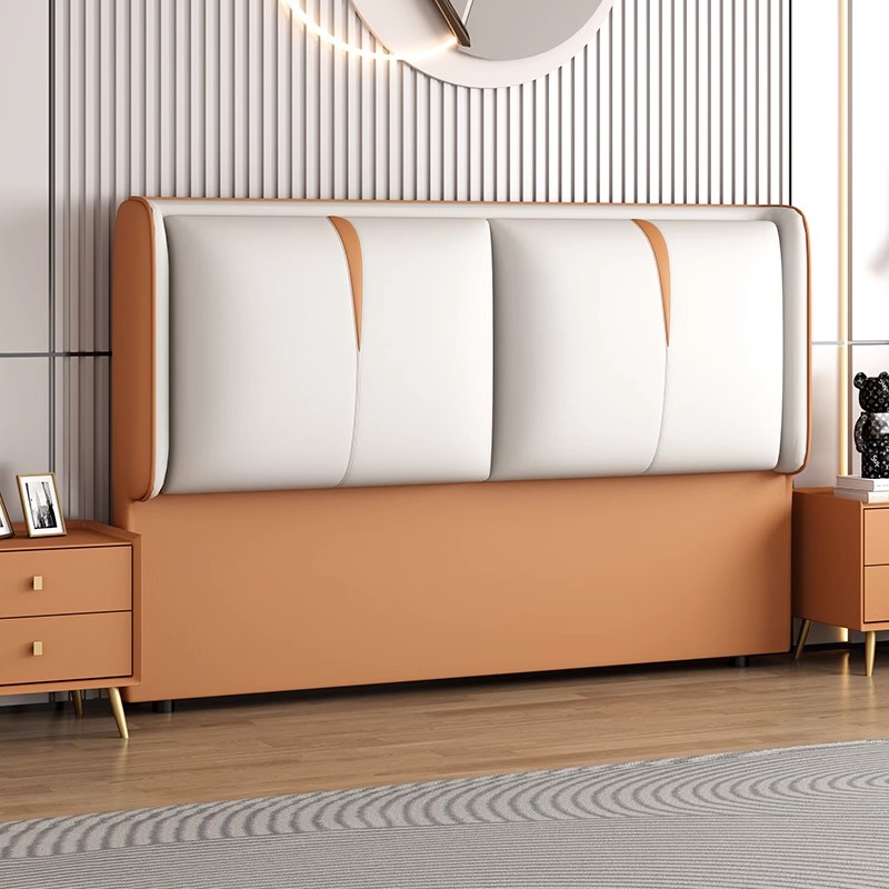 Minimalist Rectangle Timber Panel With Legs & Sponge Cushion for King(76"W x 80"L)/Queen(60"W x 80"L)/Full(54"W x 75"L) Bed, Standard（36-55“） - image 5