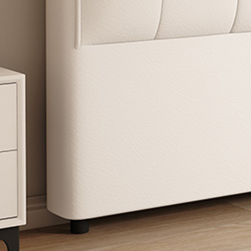 Trendy Panel/Wingback Headboard in Natural Wood with No Distressing, Rectangle Shape for King/Queen/Full Bed, Sponge Upholstery Fill, Standard Height - image 6