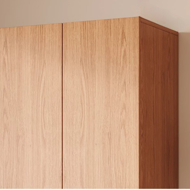 Wood Grain Modish Wooden Armoire Cabinet with Soft Close Drawer, Soft Close Door, Interior Shelves, and Clothing Rod - image 5