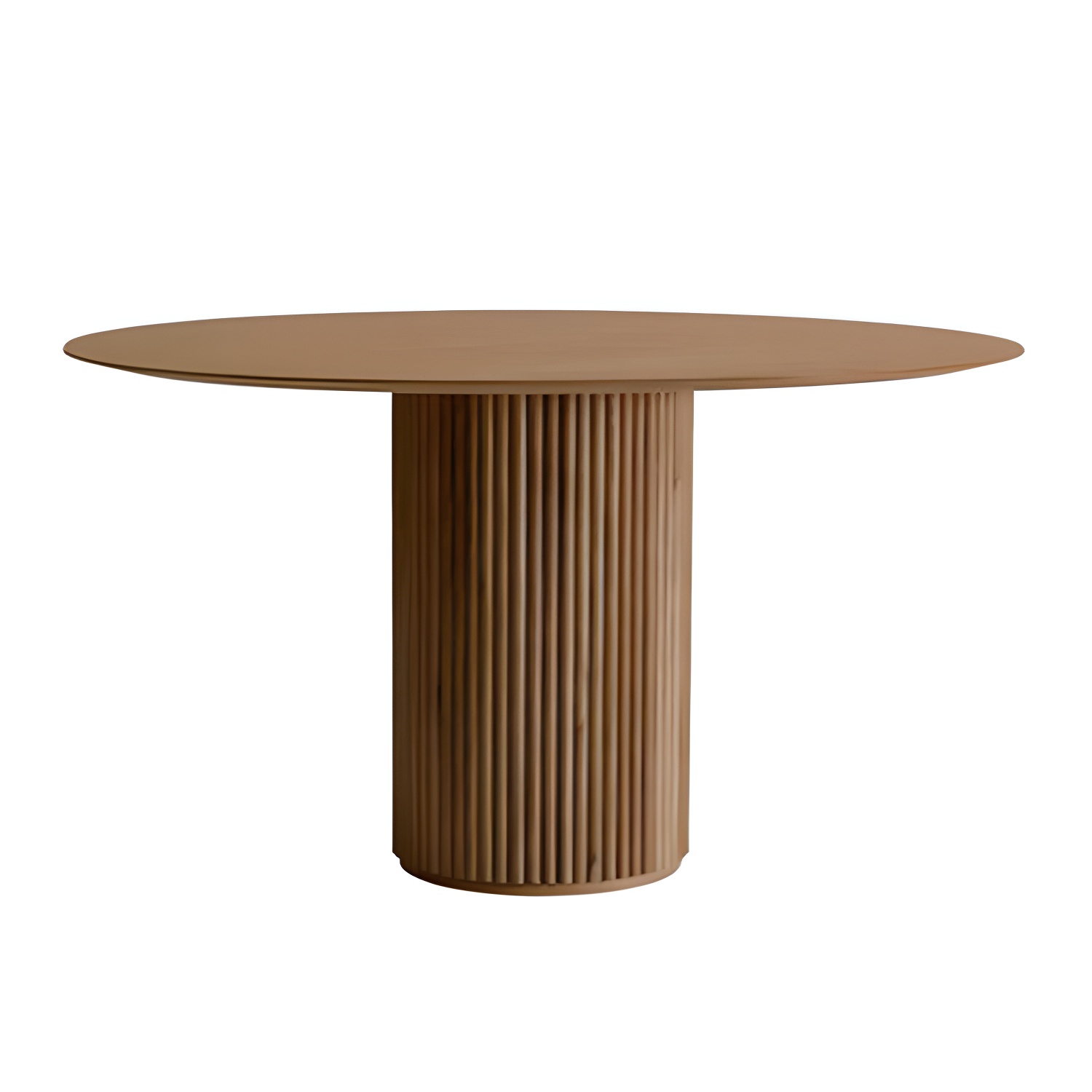 Modern Round Wood Dining Table Home Kitchen Dinner Pedestal Dining Table - image 3