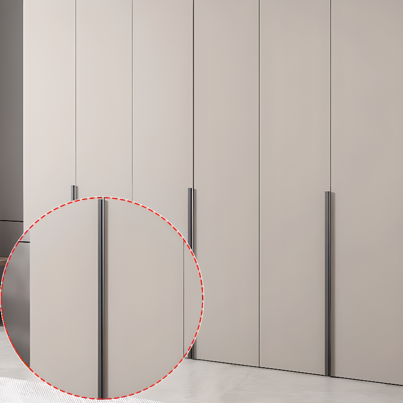 Cream Trendy Timber Standalone Wardrobe Armoire with Soft Close Door, Interior Shelves, and Articulated Mechanism - image 11