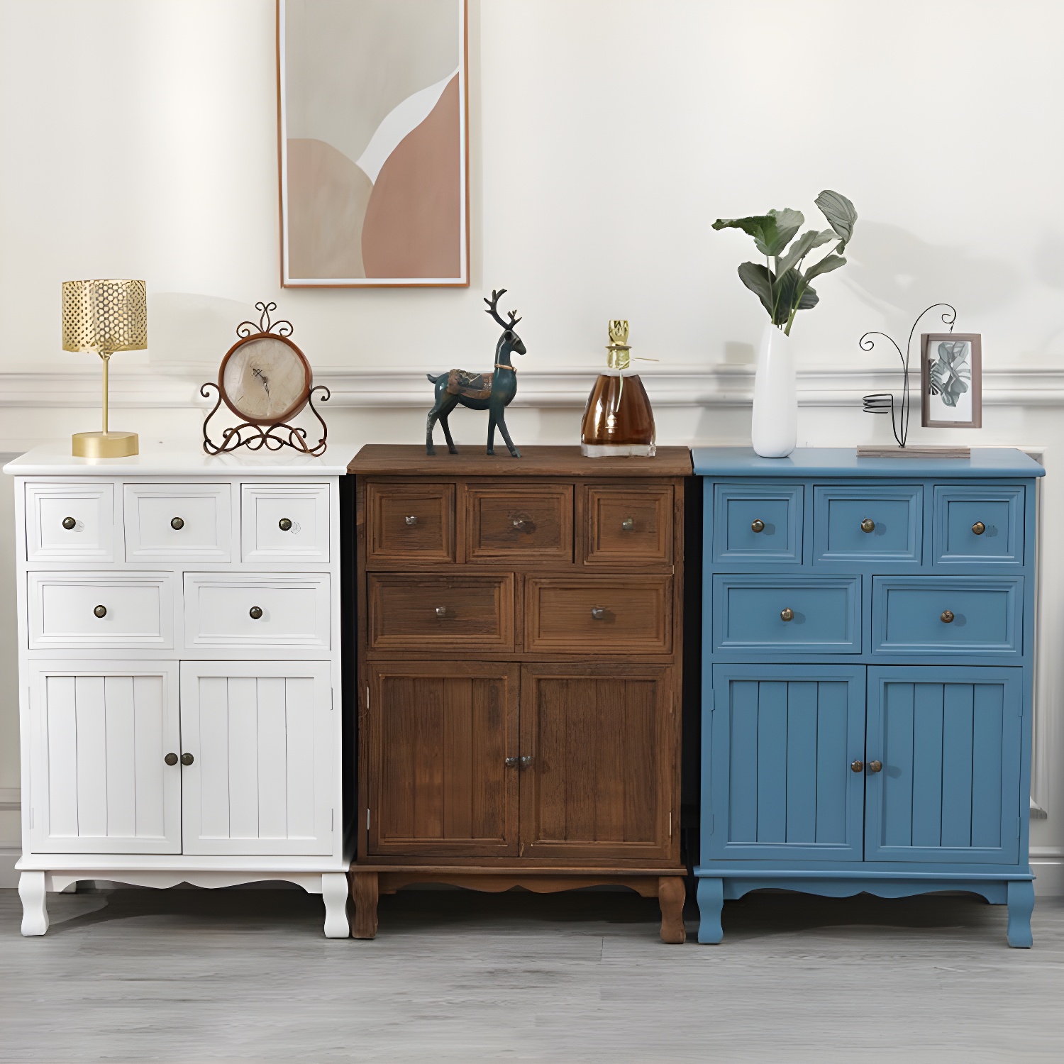 13.65/13.45 Inch Width Storage Chest American Traditional Storage Chest Dresser - image 19