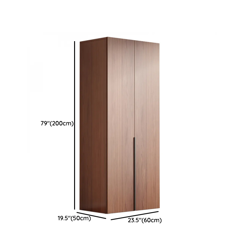Sepia Minimalist Lumber Independent Cabinet Armoire with Soft Close Door, Interior Shelves, and Hanging Rod - image 20