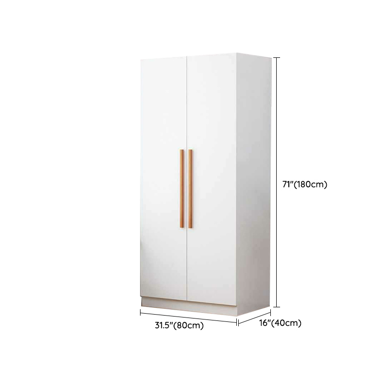 Modern Manufactured Wood Cabinet Armoire with Interior Shelves, Clothing Rod and Soft Close Door - image 11