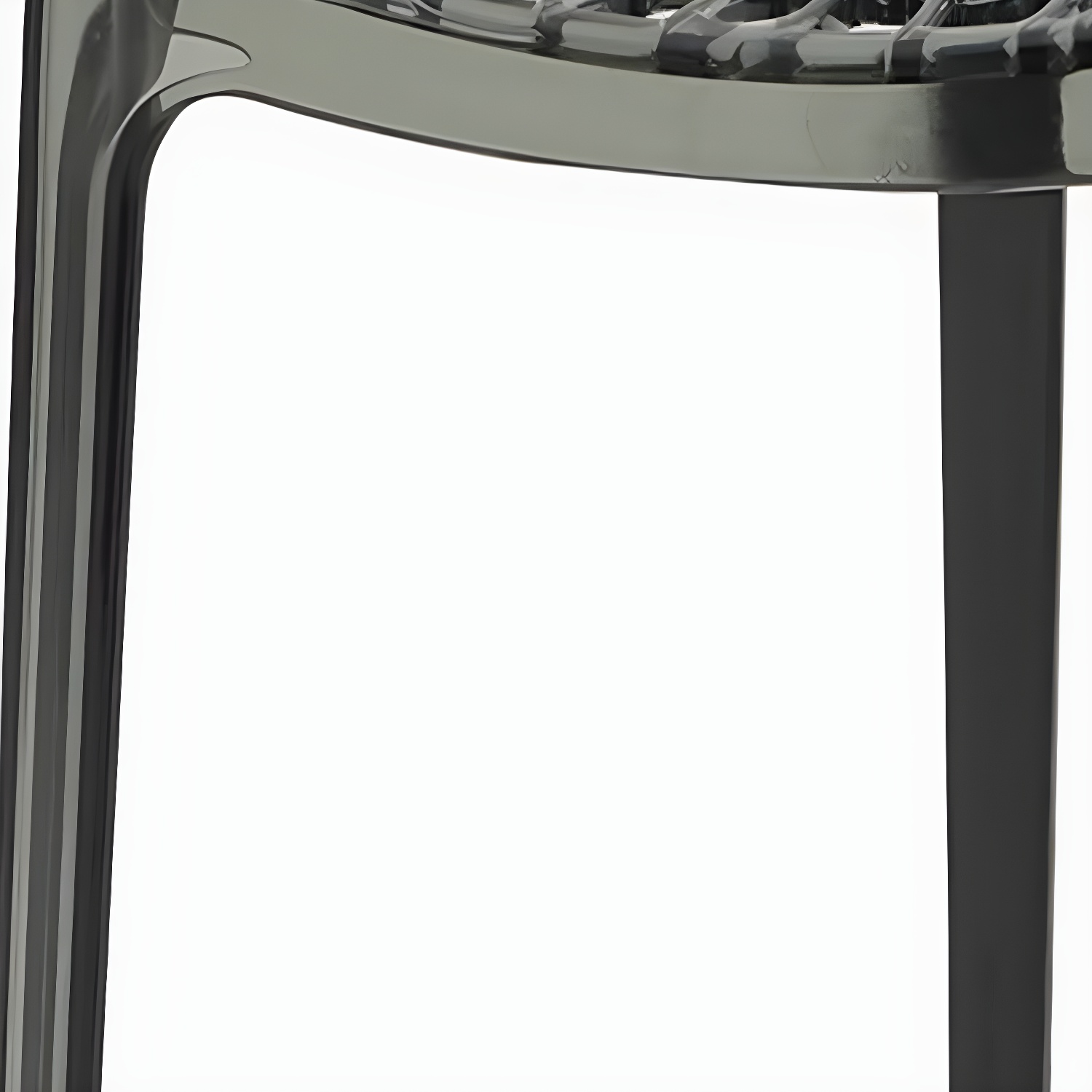 Scandinavian Style Plastic Side Chair with Armless Design Suitable for Kitchen & Dining - image 11