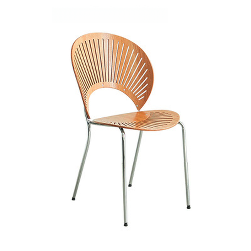 Dining Room Sturdy Side Chair with Outlined Frame and Foot Pads - image 18