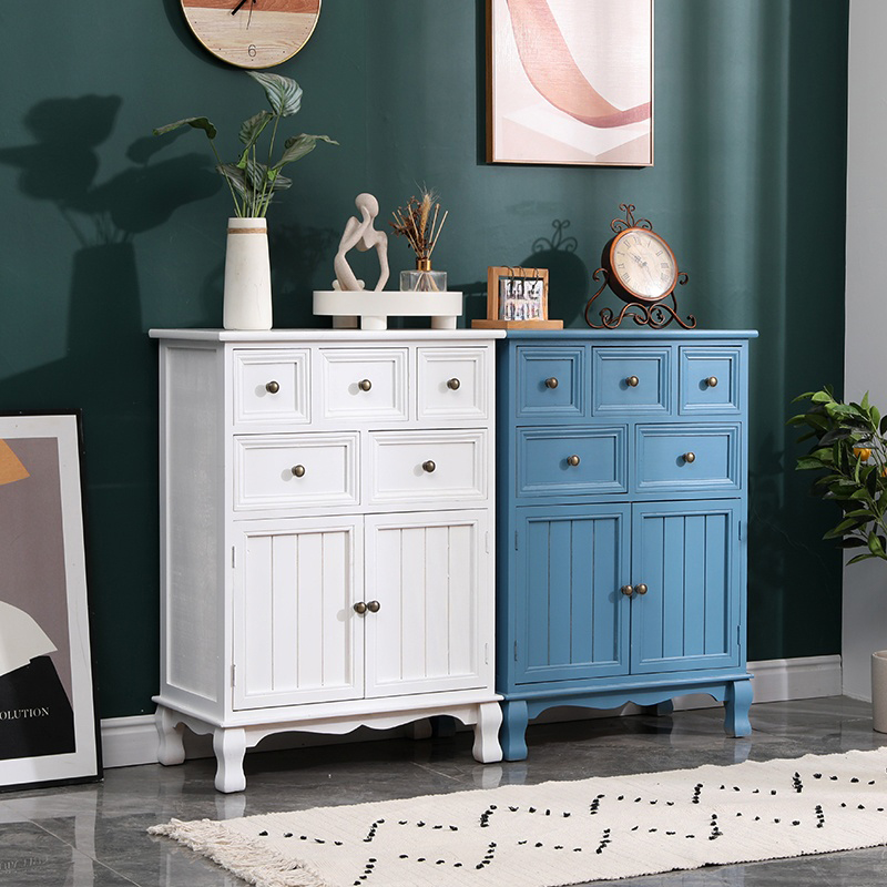 Wooden Bronze Solid Wood Dressers & Chests with Drawers Metal Handle, No Assembly - image 8
