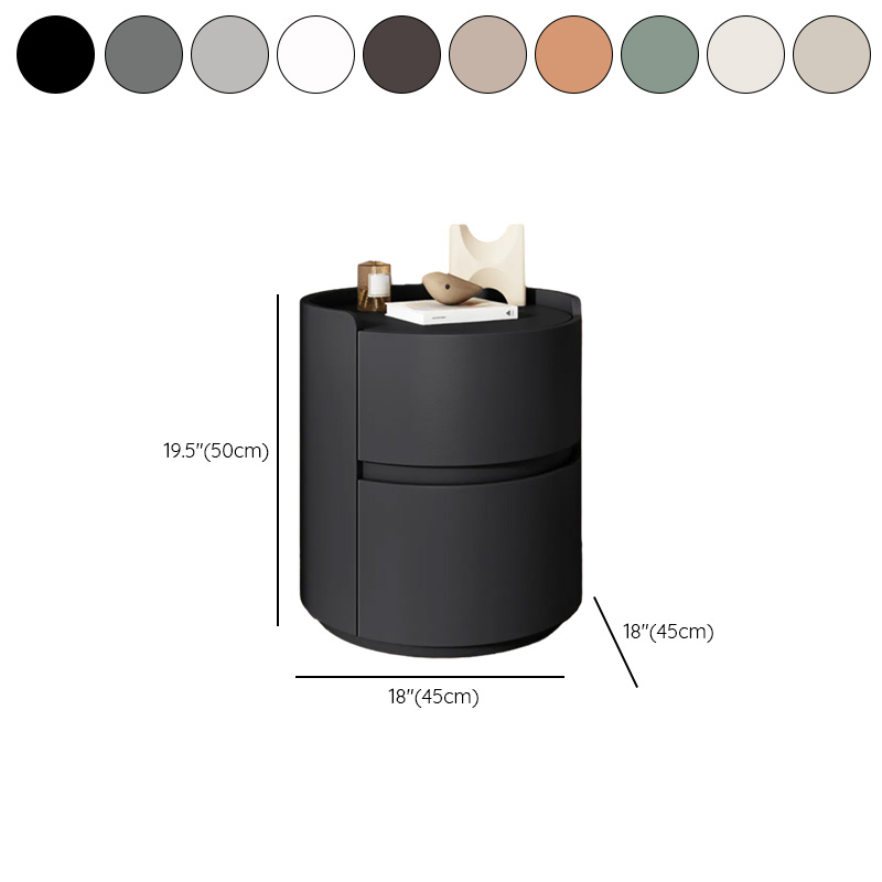Simple 2 Tiers Nightstand With Drawer Organization, 2 Drawers - image 26
