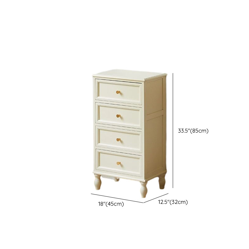 18 inch Rectangle Accent Cabinet with Drawers and Turned Legs, Solid Wood - image 13